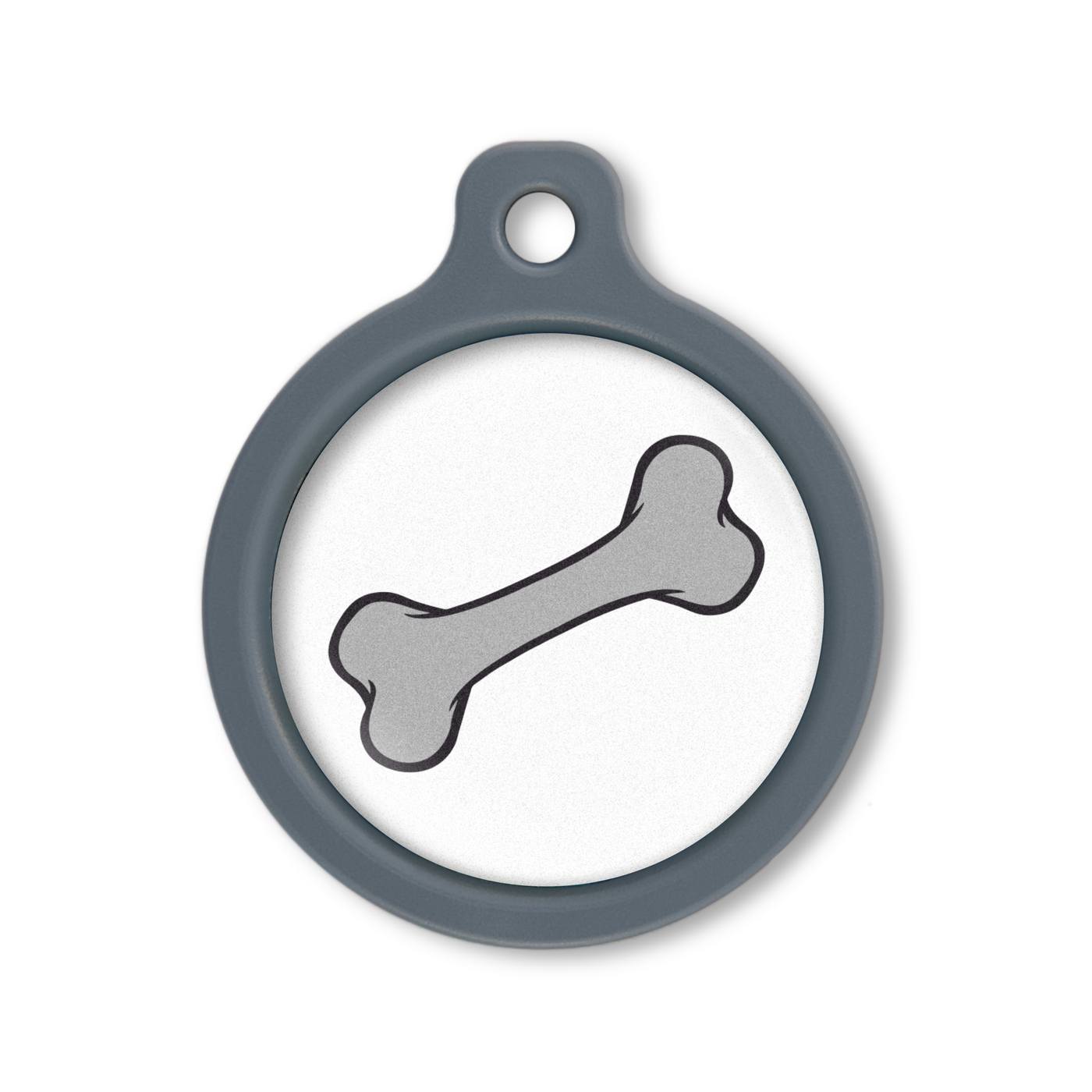 Blucky Bone White Dog Tag large