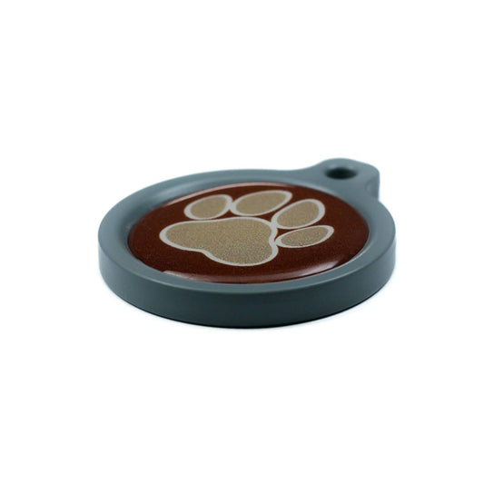 Blucky Wild Paw Brown Dog Tag large