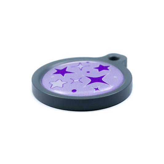 Blucky Starglow Pastel Purple Dog Tag large