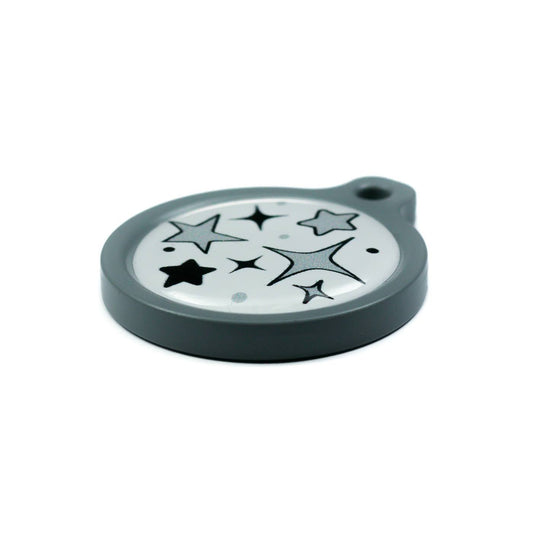 Blucky Starglow White Dog Tag large