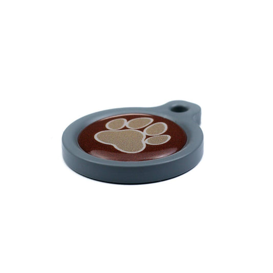 Blucky Wild Paw Brown Dog Tag medium
