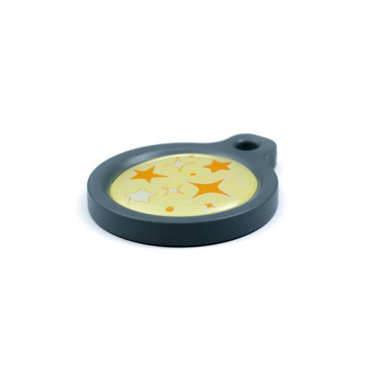Blucky Starglow Pastel Yellow Dog Tag medium