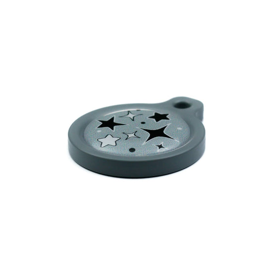 Blucky Starglow Grey Dog Tag medium