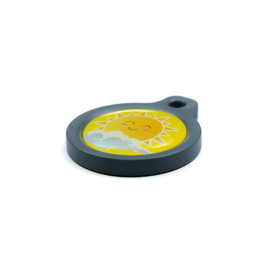 Blucky Sunny Yellow Dog Tag medium