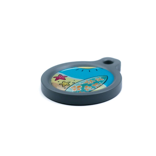 Blucky Waikiki Turquoise Blue Dog Tag medium
