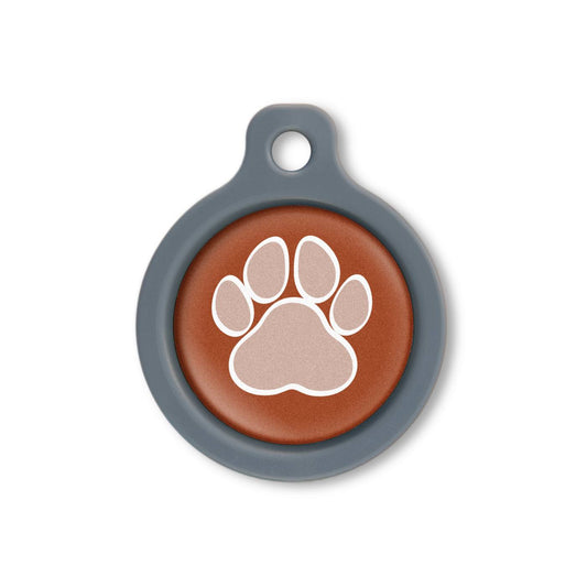Blucky Wild Paw Brown Dog Tag medium
