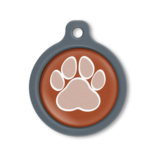 Blucky Wild Paw Brown Dog Tag large