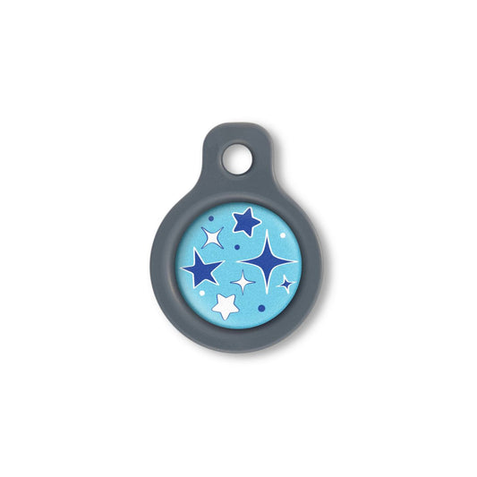 Blucky Starglow Turquoise Blue Dog Tag small