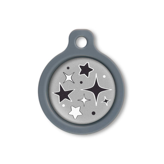 Blucky Starglow Grey Dog Tag medium