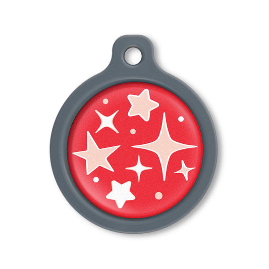 Blucky Starglow Red Dog Tag large