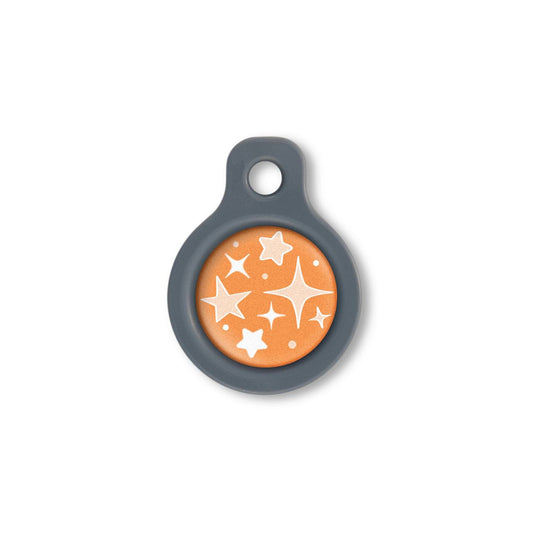 Blucky Starglow Orange Dog Tag small
