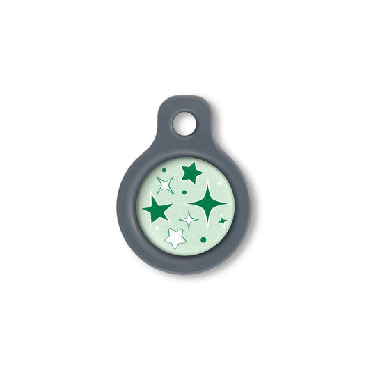 Blucky Starglow Pastel Green Dog Tag small