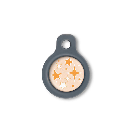 Blucky Starglow Pastel Orange Dog Tag small