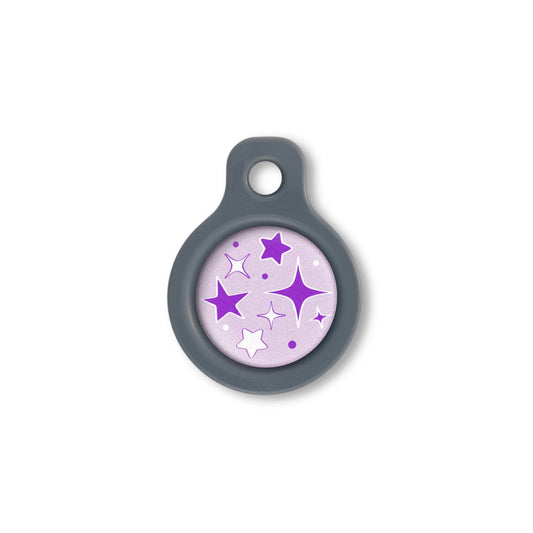 Blucky Starglow Pastel Purple Dog Tag small