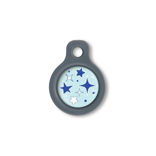 Blucky Starglow Pastel Turquoise Dog Tag small