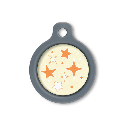 Blucky Starglow Pastel Yellow Dog Tag medium