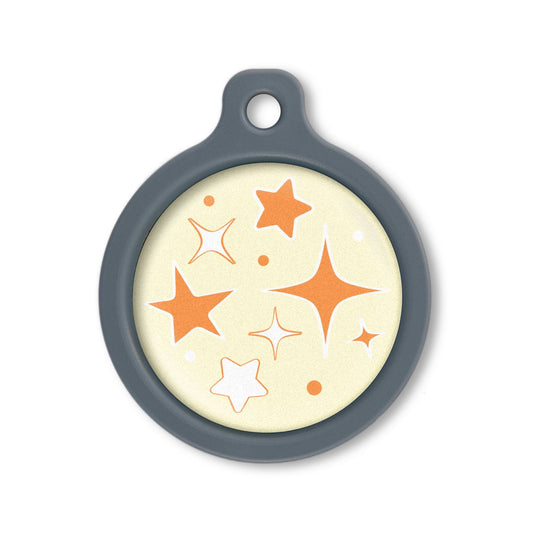 Blucky Starglow Pastel Yellow Dog Tag large