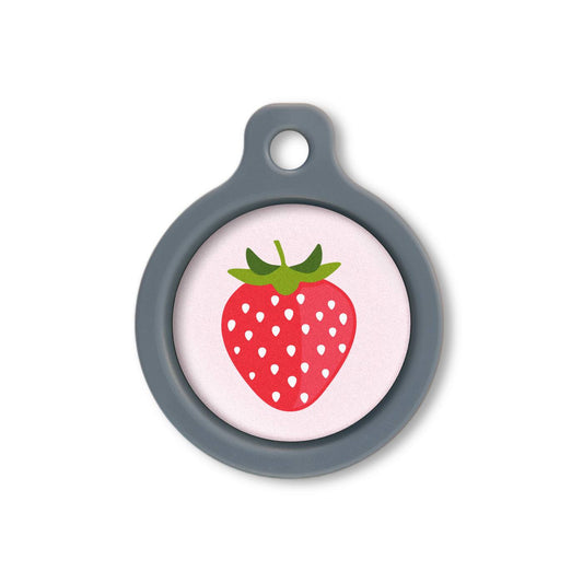 Blucky Strawberry Rose Dog Tag medium