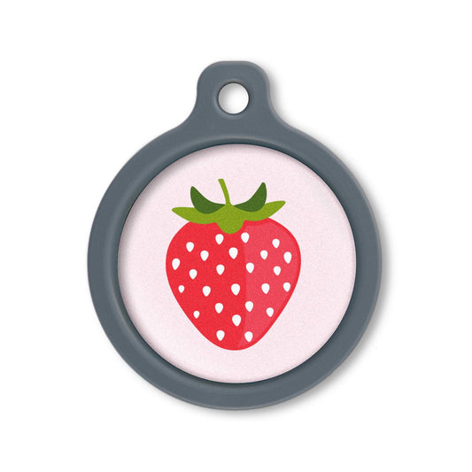 Blucky Strawberry Rose Dog Tag large