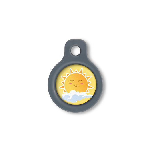 Blucky Sunny Yellow Dog Tag small