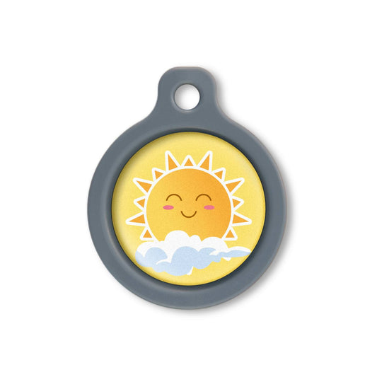 Blucky Sunny Yellow Dog Tag medium