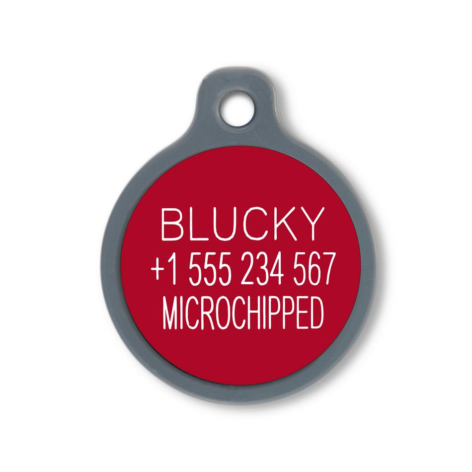 Blucky Christmas Elf Dog Tag medium