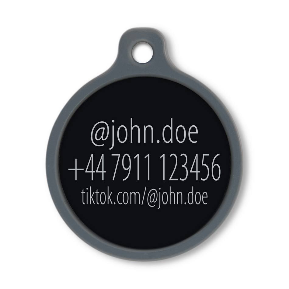 Blucky Social NFC TikTok Schwarz Tag large