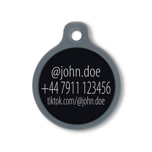 Blucky Social NFC TikTok Schwarz Tag medium
