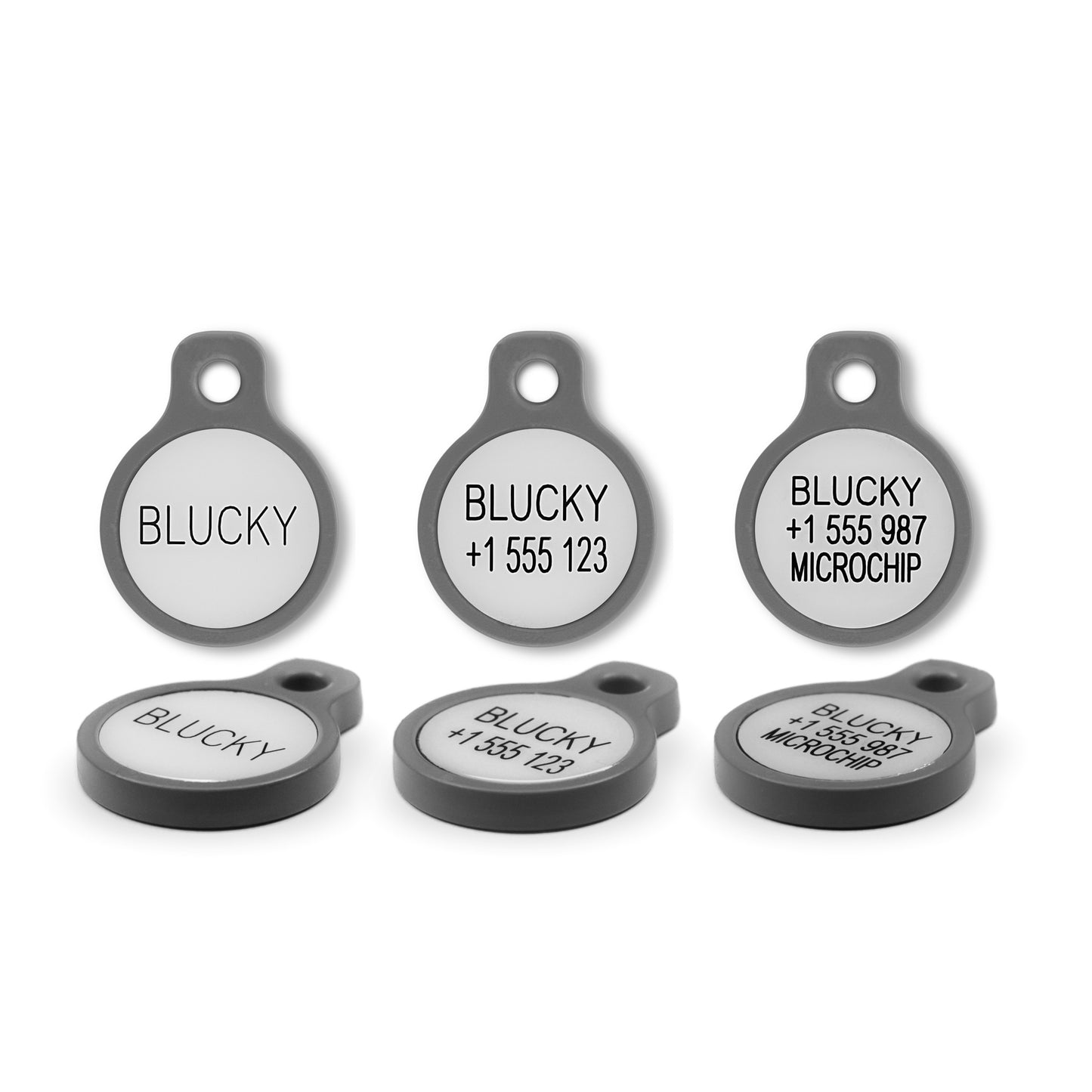 Blucky Azure Bleu Foncé Médaille small