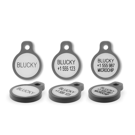 Blucky Margarita Dark Pink Dog Tag small
