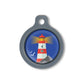 Blucky Azure Bleu Foncé Médaille medium