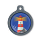 Blucky Azure Bleu Foncé Médaille large