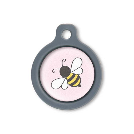 Blucky Bee Rose Dog Tag medium