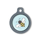 Blucky Bee Turquoise Blue Dog Tag medium