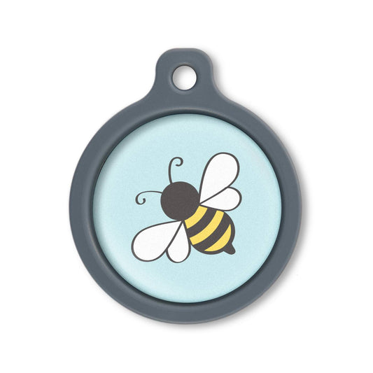 Blucky Bee Bleu Turquoise Médaille large