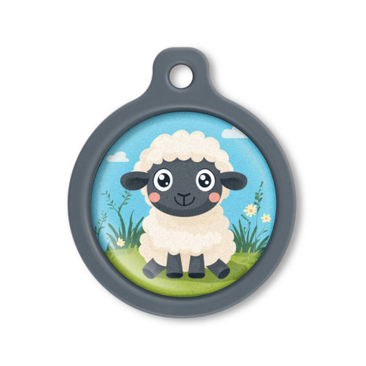 Blucky Baby Lamb Boy Médaille large