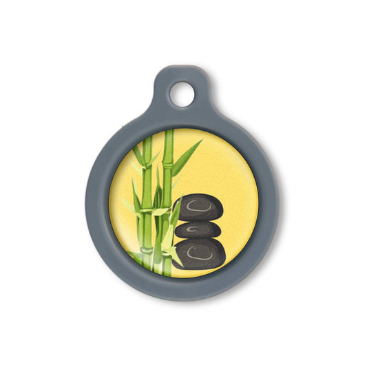 Blucky Bamboo Yellow Dog Tag medium