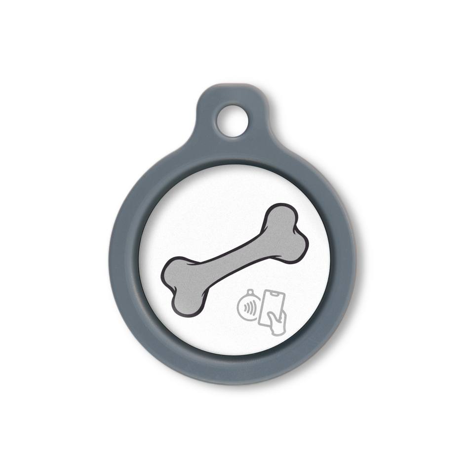 Blucky NFC Bone White Dog Tag medium