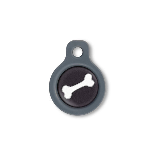 Blucky Bone Black Dog Tag small
