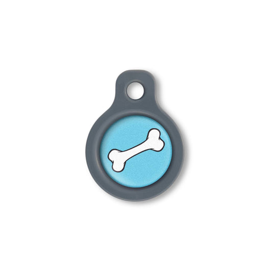Blucky Bone Bleu Turquoise Médaille small