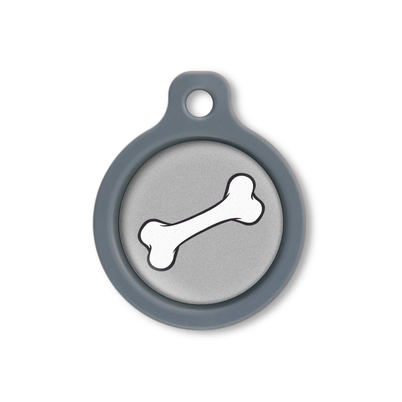Blucky Bone Grey Dog Tag medium