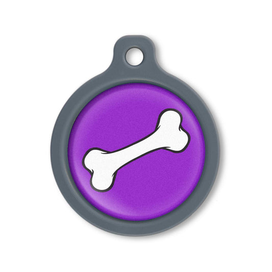 Blucky Bone Violet Médaille large