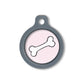 Blucky Bone Rose Dog Tag small