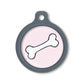 Blucky Bone Rose Dog Tag large