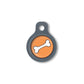Blucky Bone Orange Dog Tag small