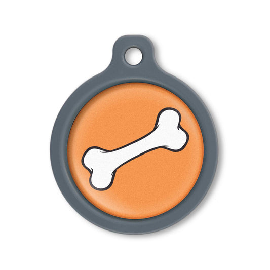 Blucky Bone Orange Médaille large
