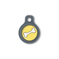 Blucky Bone Yellow Dog Tag small
