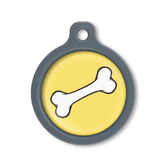 Blucky Bone Jaune Médaille large