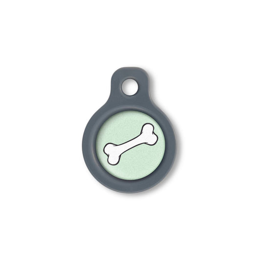 Blucky Bone Vert Pastel Médaille small