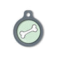 Blucky Bone Pastel Green Dog Tag medium
